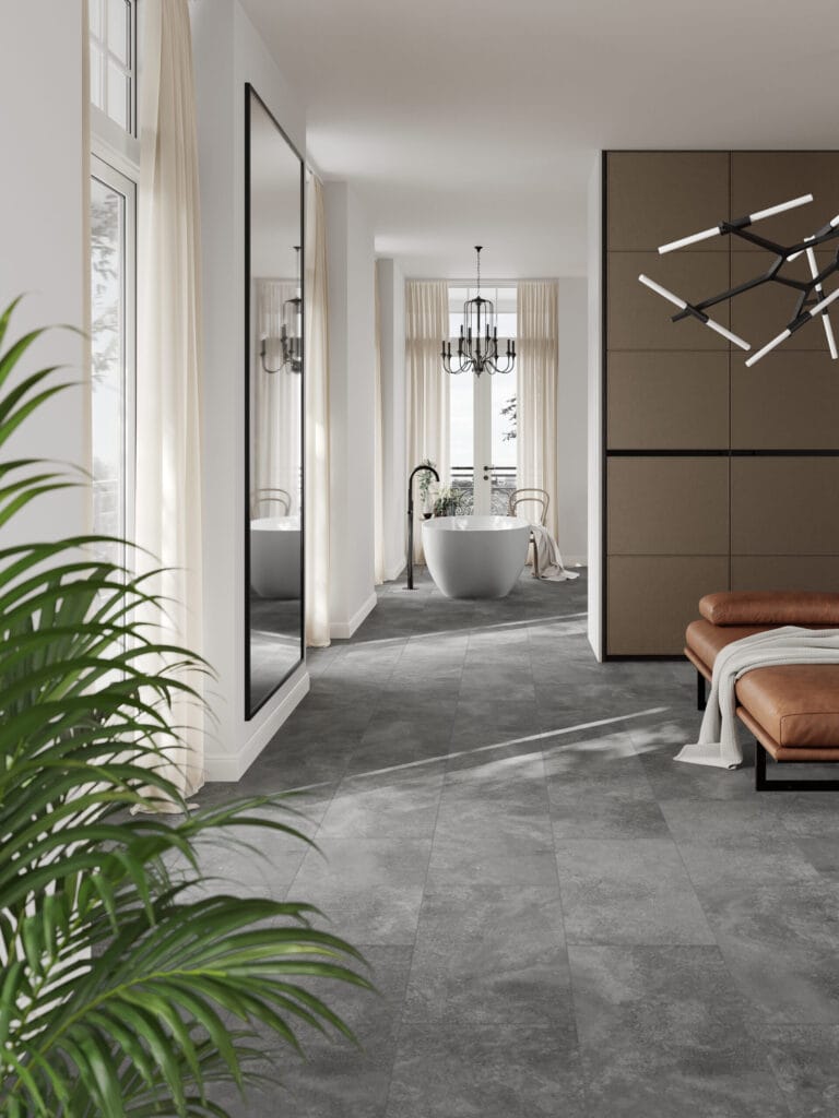 Sol PVC clipsable effet pierre LEVANTO