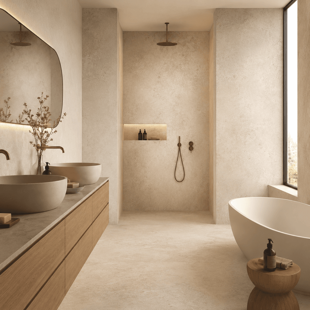 Panneau mural PVC travertino